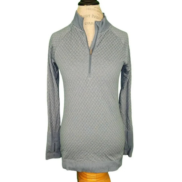 Lululemon Womens Blue Rest Less 1/2 Zip Pullover Small‎ - Picture 1 of 4